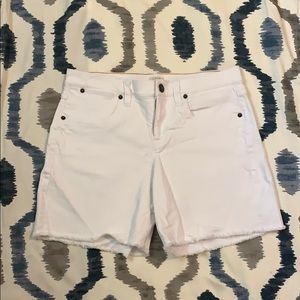 J. Crew Stretchy White Shorts Size 26